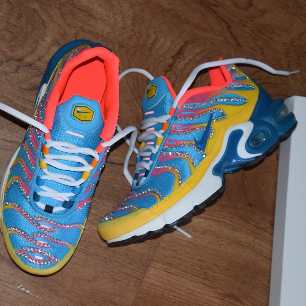 NIKE AIR  vapormax PLUS "3D GLASSES" bling RUNNING shoes